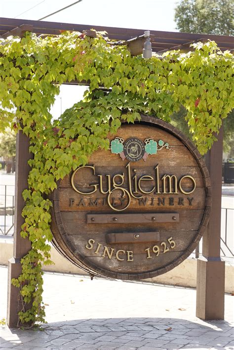 Guglielmo winery - Guglielmo Winery is located at 1480 East Main Avenue, Morgan Hill, CA. The winery is only 20 minutes south of San Jose, 1.5 hours south of San Francisco, and 45 minutes north of Monterey. If you need any information regarding the winery, events, winery tours, etc., please feel free to call the winery at +1 408-779-2145.